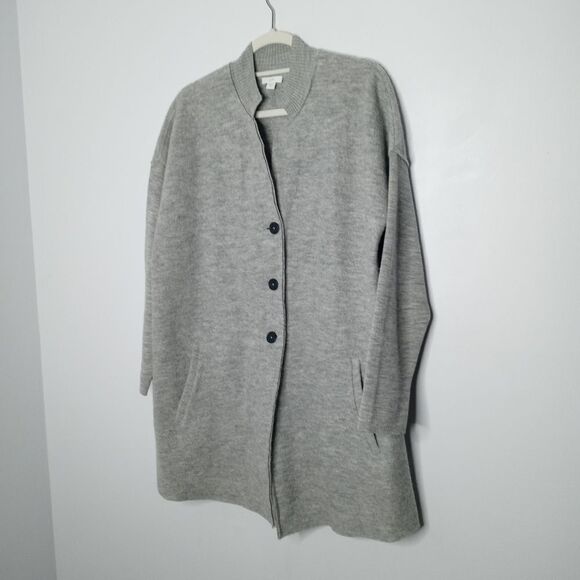 J. Jill merino woll button down cardigan size medium - Picture 3 of 8